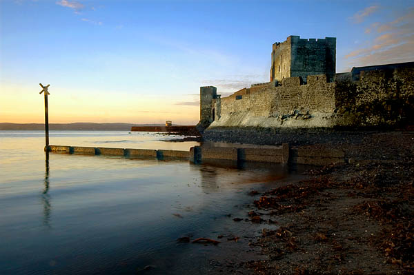 Carrickfergus Castle at Dawn